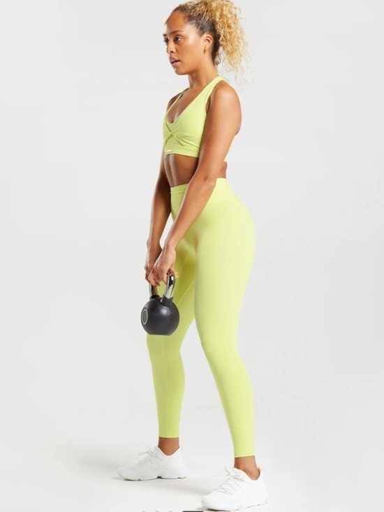 Gymshark Pants - Gymshark x Whitney Simmons Bra Leggings Set Ltd Edition Sea Kelp SMALL EUC 142